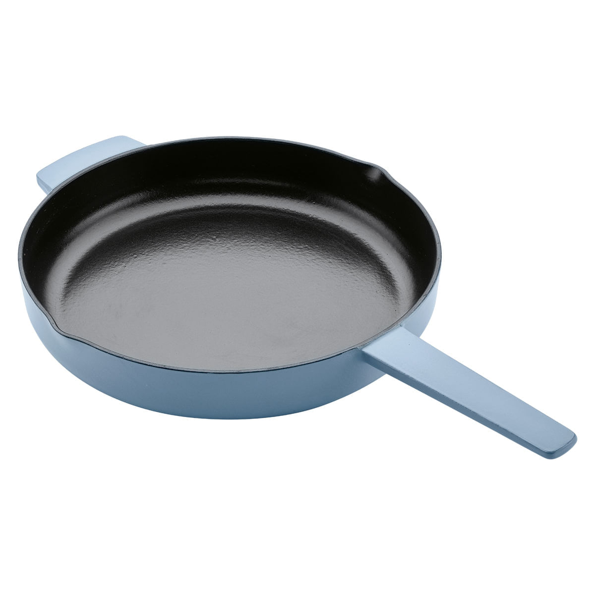 Sarten 30 cm con asa y picos vertedores, Hierro Fundido, Esmaltado. KitchenAid img #2