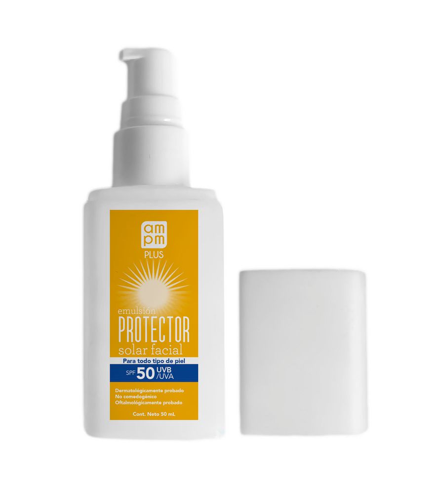 Protector solar AMPM PLUS facial sin color FPS 50 (50  ml) img #2