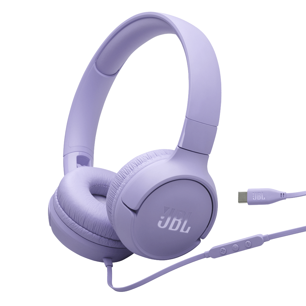 Diadema Cableada JBL T520C USB-C Morado img #1