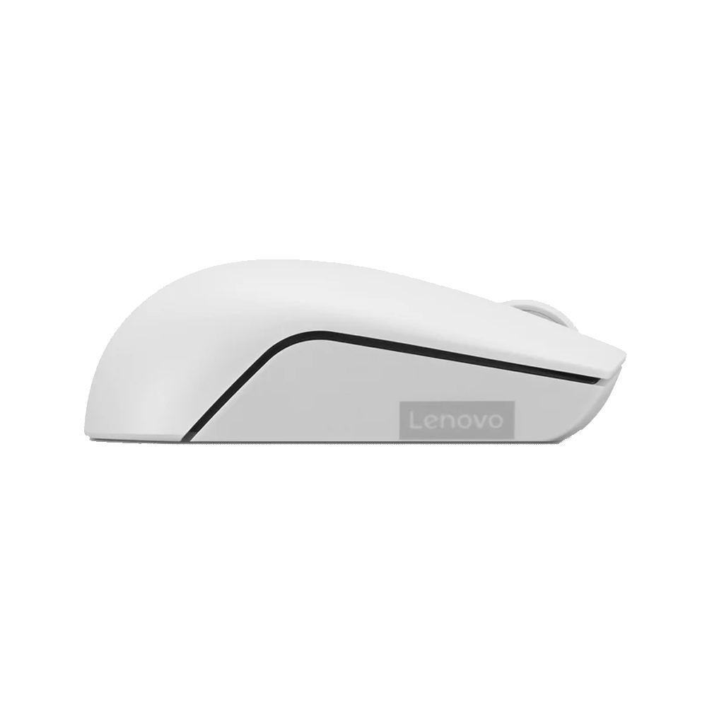 Mouse Inalambrico USB Compacto Lenovo 300 Blanco img #3
