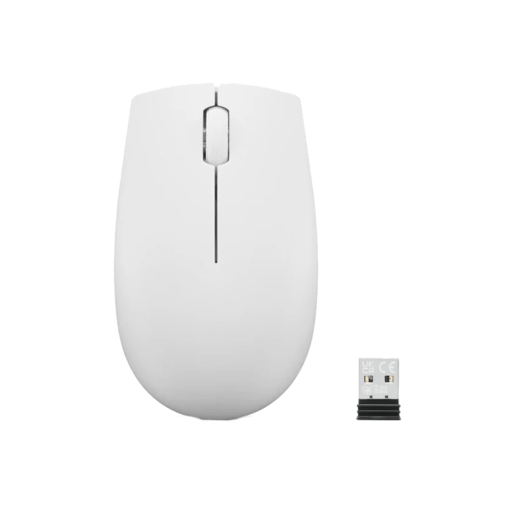 Mouse Inalambrico USB Compacto Lenovo 300 Blanco img #1