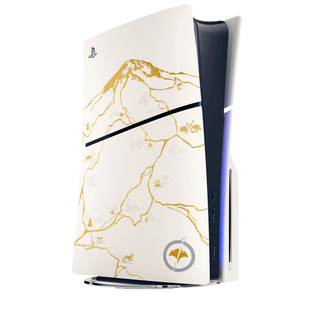Consola Sony Playstation PS5 Disc Slim Ghost Of Yotei 1TB + 1 Control Multicolor img #2