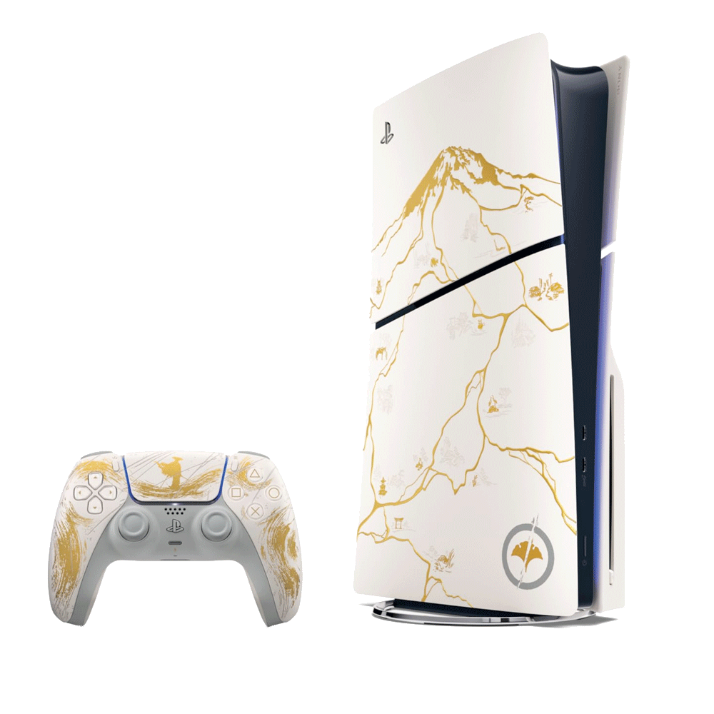 Consola Sony Playstation PS5 Disc Slim Ghost Of Yotei 1TB + 1 Control Multicolor img #1