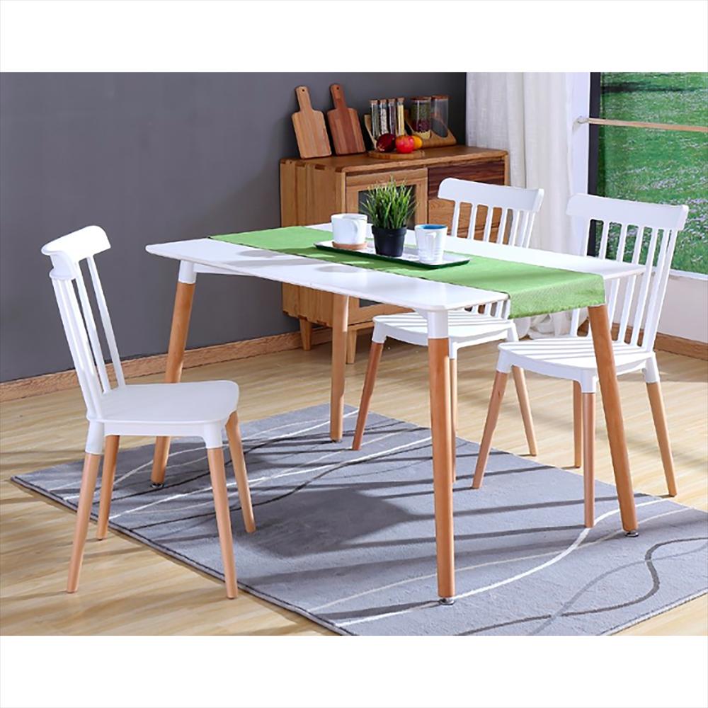 Mesa De Comedor Rectangular Eames Color Blanco img #3