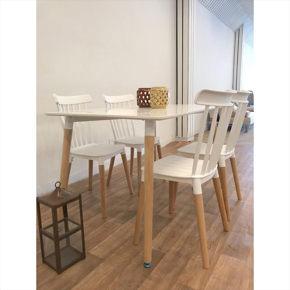 Mesa De Comedor Rectangular Eames Color Blanco img #5