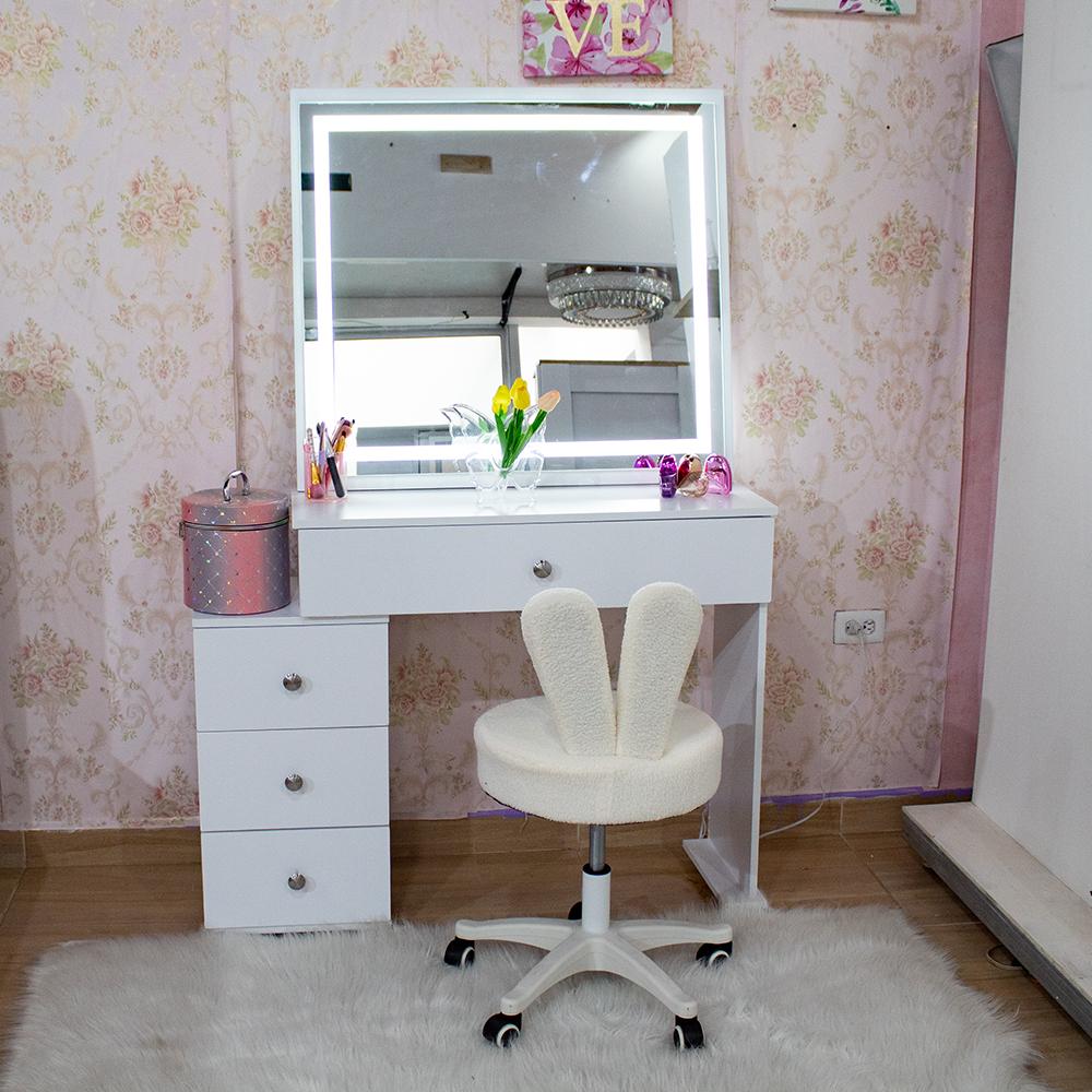 Tocador Extensible Touch Con Cajones Blanco Tk img #2