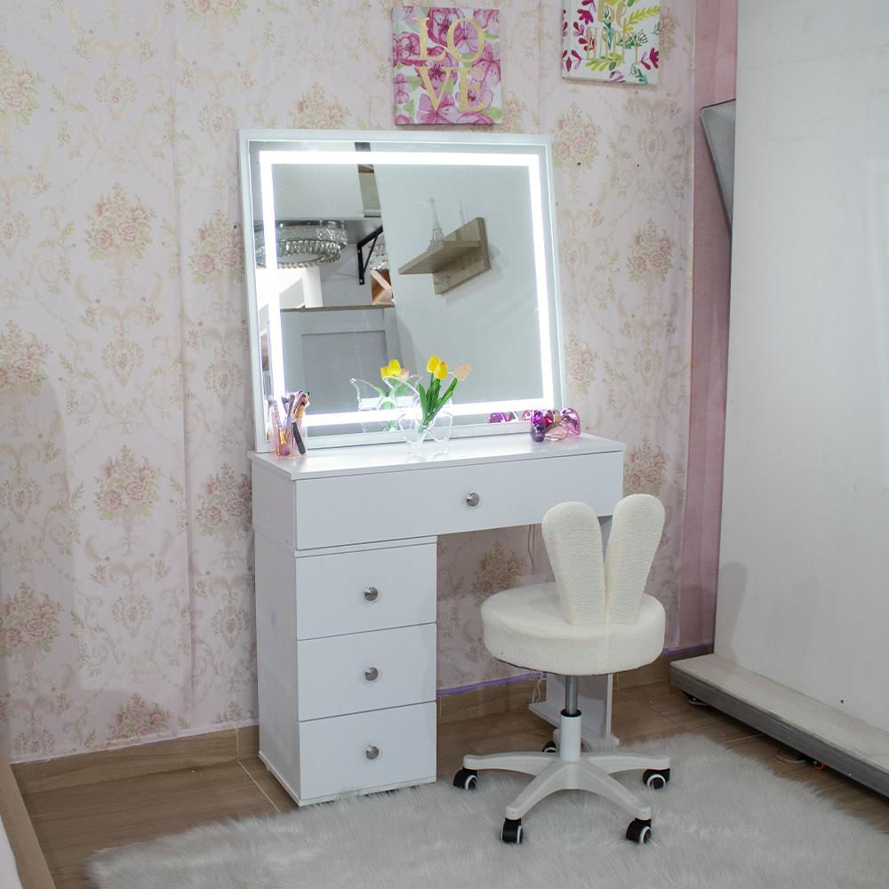 Tocador Extensible Touch Con Cajones Blanco Tk img #3