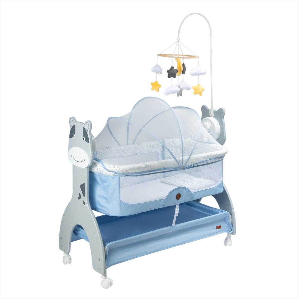 Cuna Colecho Mecedora Seren Eb758 Celeste img #1
