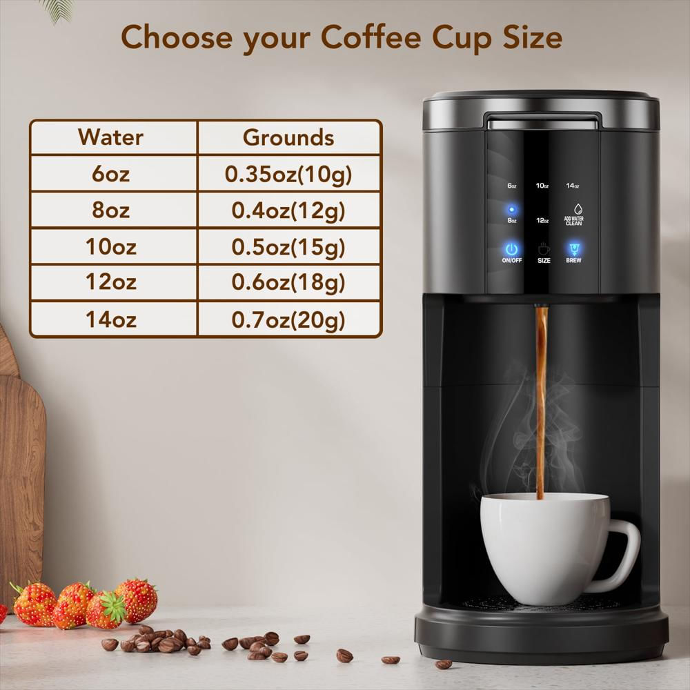 Cafetera De Cápsulas Kndko Single Serve Tanque 40 Oz img #3