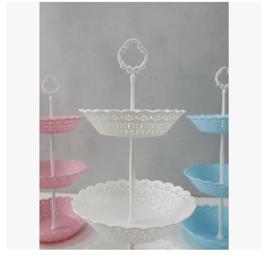 Base Multinivel Para Postres, Dulces Y Tortas Blanco img #4