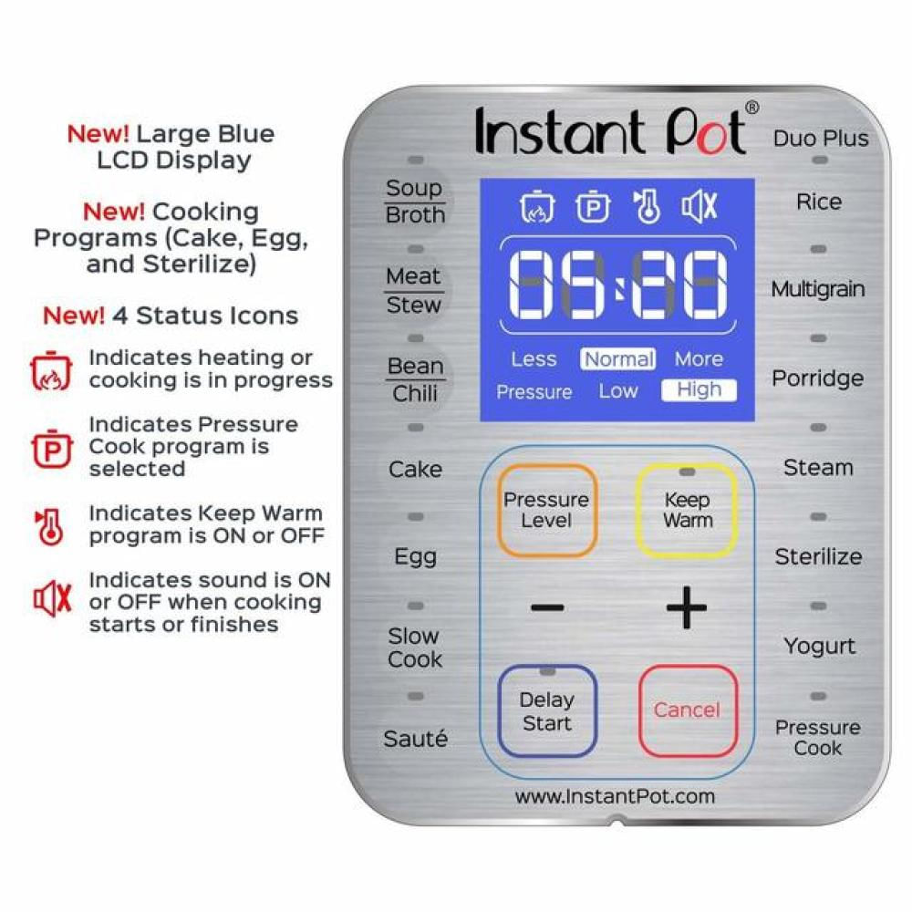 Olla Multi Función 9 En 1 Programable Instant Pot Duo Plus img #2