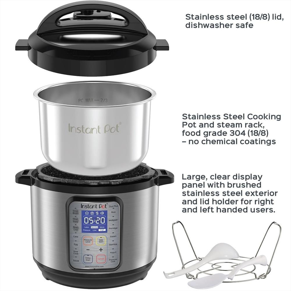 Olla Multi Función 9 En 1 Programable Instant Pot Duo Plus img #5