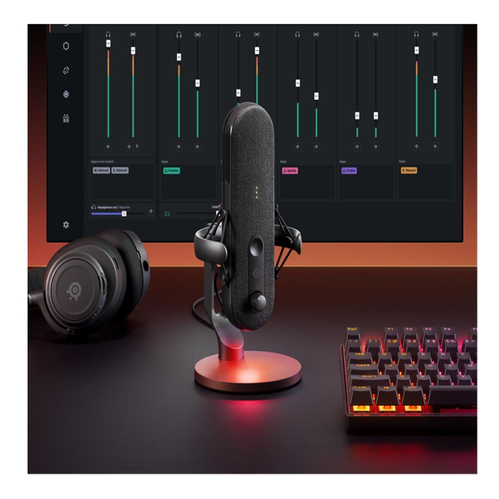 Microfono Steelseries Alias Negro img #4