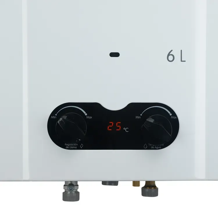 Calentador de Paso Haceb 6 Litros Tiro Forzado Gas Natural Blanco img #6