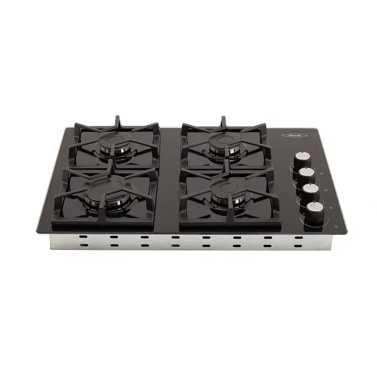 Estufa de Empotrar Haceb 4 Puestos 60x43 cm Gas Propano Cristal Negro img #8