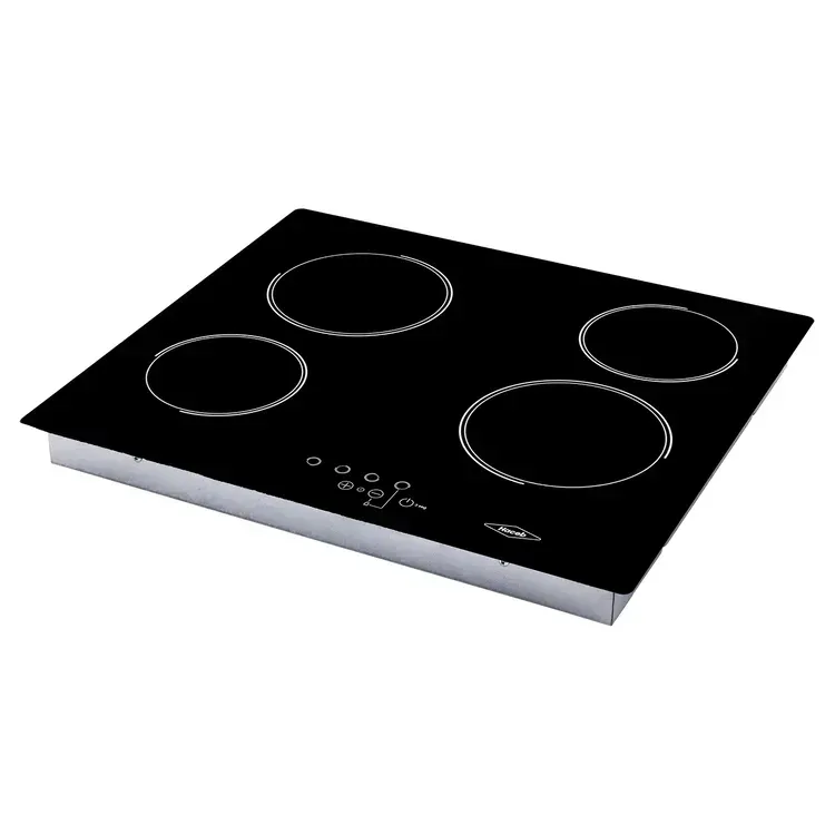 Estufa de Emportar Haceb 4 Puestos 60x51 cm Eléctrica Vitrocerámica 220V Negra img #5