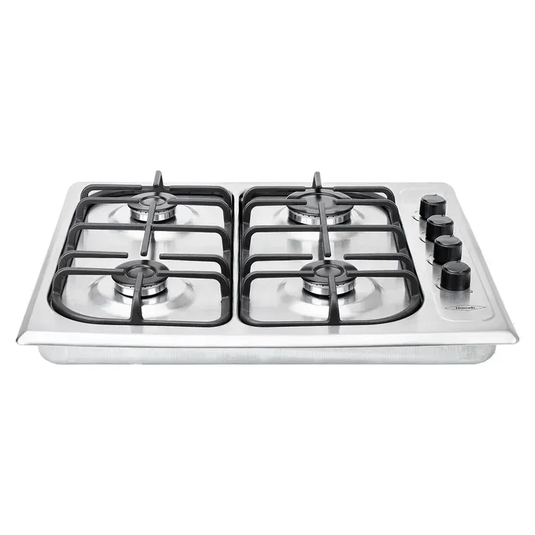 Estufa de Empotrar Haceb 4 Puestos 60x50 cm Gas Natural Sesamo Inox img #1