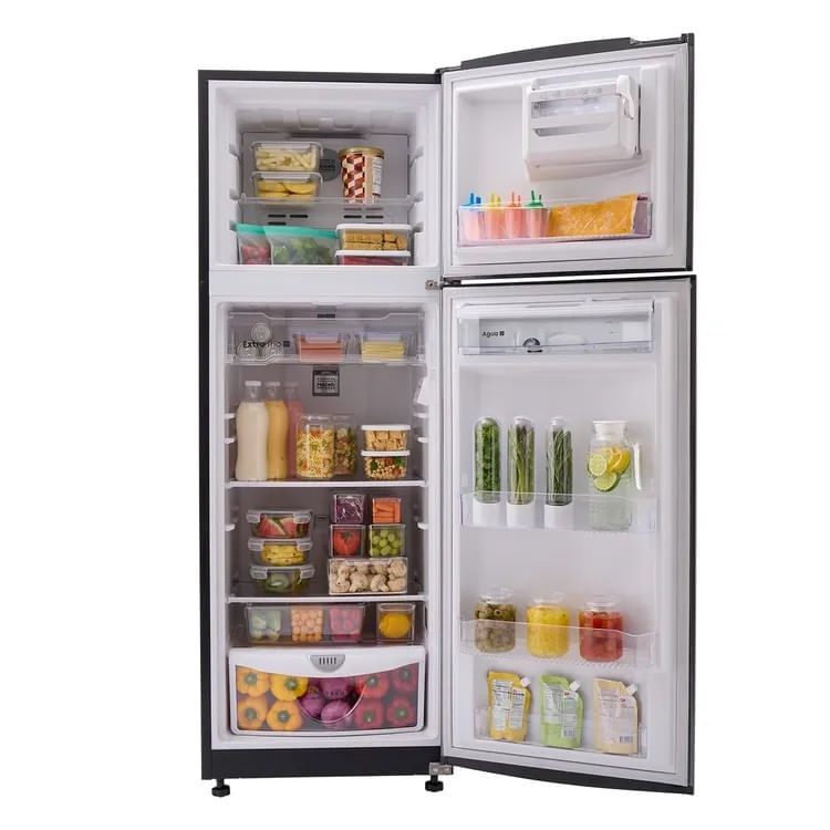 Nevera Haceb No Frost Congelador Superior 311 Litros Manija Externa Inverter N311 Titanio img #7