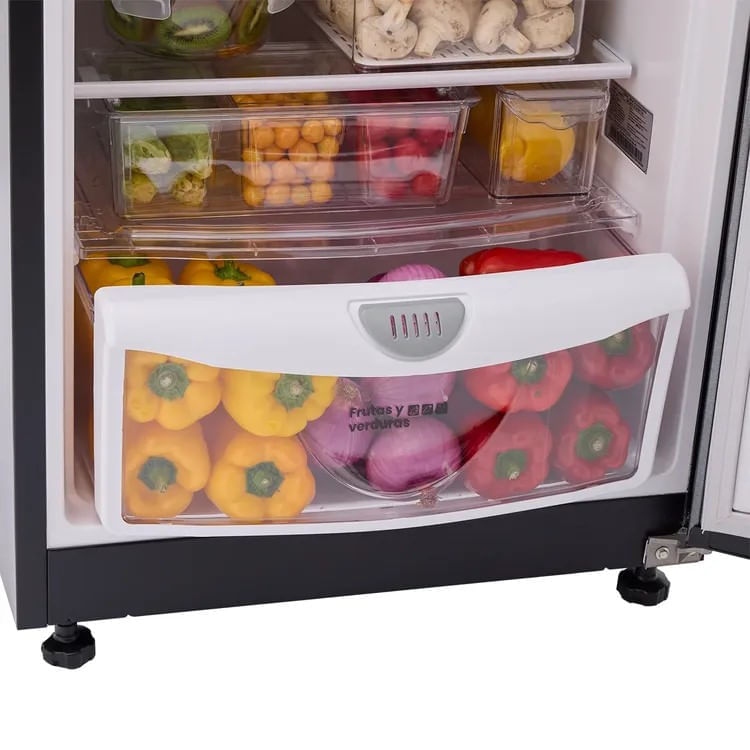 Nevera Haceb No Frost Congelador Superior 311 Litros Manija Externa Inverter N311 Titanio img #8