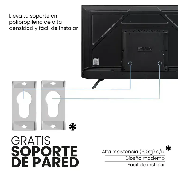 Televisor Challenger 43" Pulgadas 108 cm 43KG90 FHD LED Smart TV Google + Barra de Sonido Challenger 30W SB30Y Negro img #8