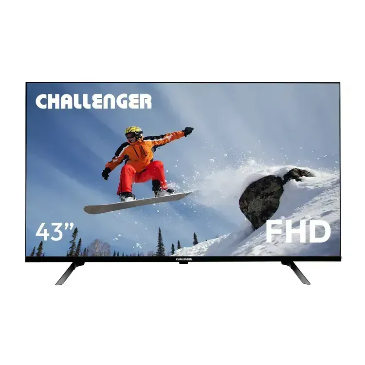Televisor Challenger 43" Pulgadas 108 cm 43KG90 FHD LED Smart TV Google + Barra de Sonido Challenger 30W SB30Y Negro img #2