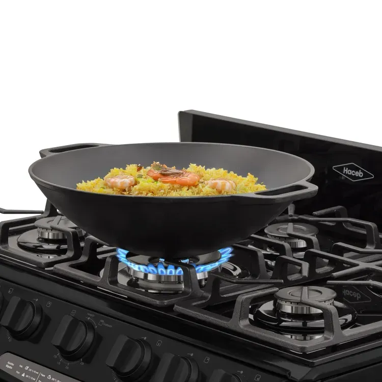 Estufa de Piso Haceb 6 puestos 76 cm Gas Propano Cristal Negra img #7