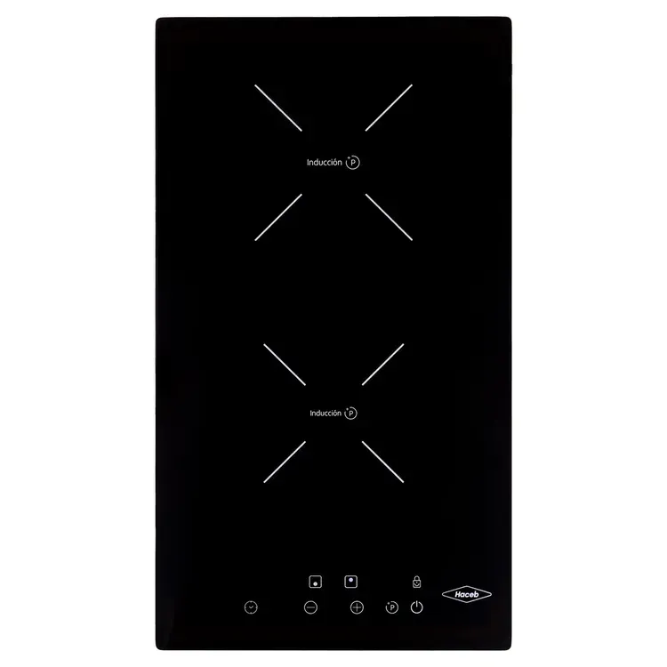 Estufa de Emportar Haceb 2 Puestos 30 cm Inducción 220V Negra img #3