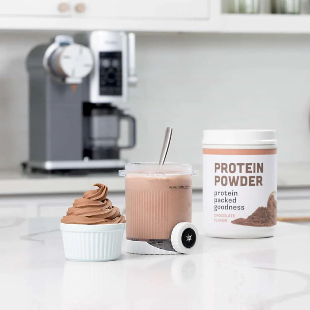 Máquina de helado Ninja Swirl by Creami 6 Programas 2 Contenedores NC701 Gris img #11