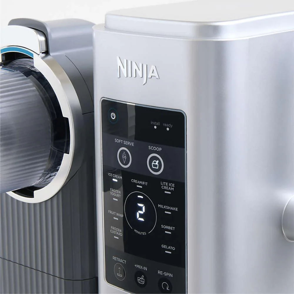 Máquina de helado Ninja Swirl by Creami 6 Programas 2 Contenedores NC701 Gris img #9
