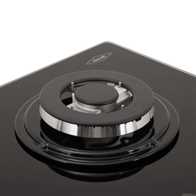 Estufa de Empotrar Haceb 3 Puestos Fogón Plata Triple Corona 60x43 cm Gas Natural Cristal Negra img #8