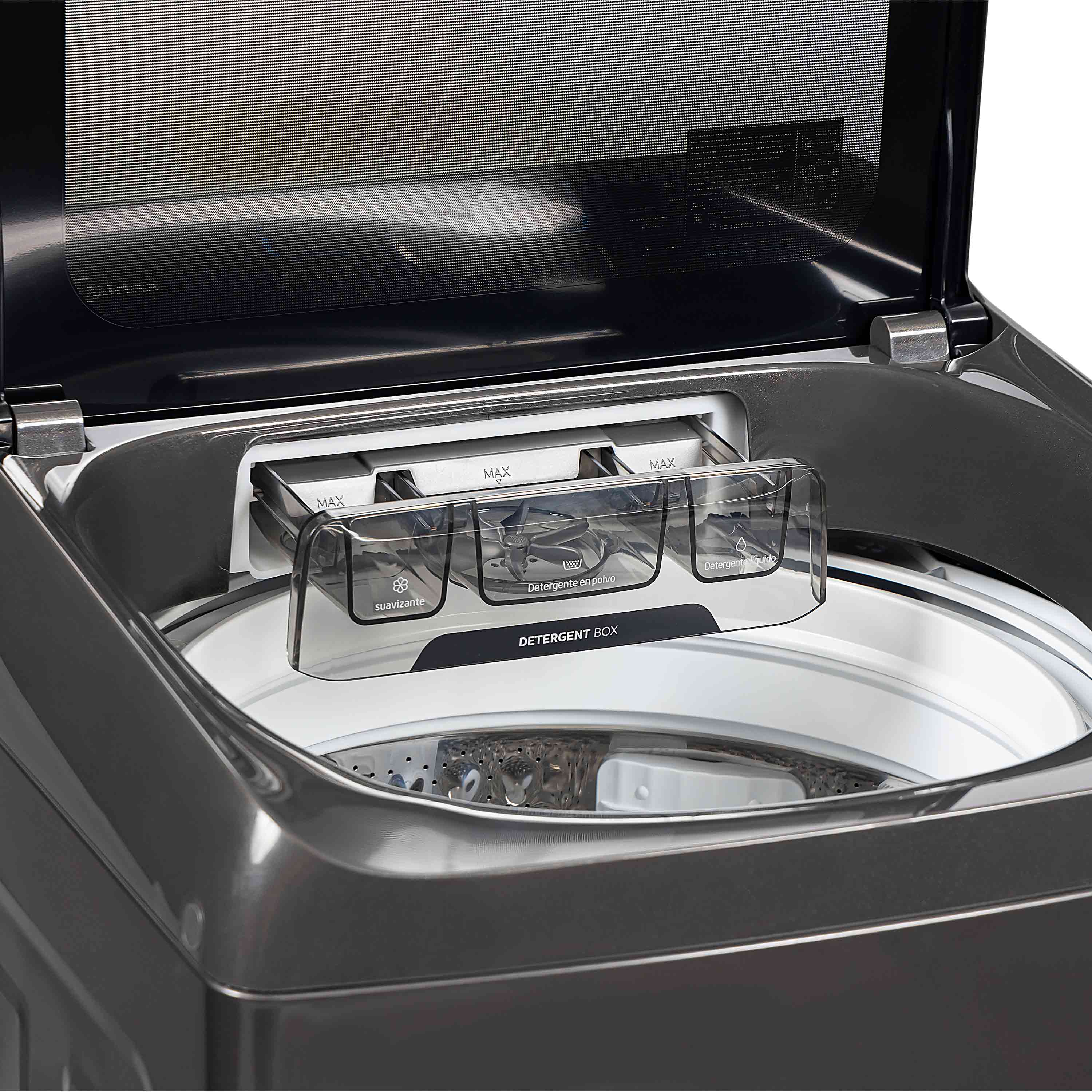 Lavadora Midea Carga Superior 18 Kg Wave Wash MA512W180/T-CO Titanium img #7