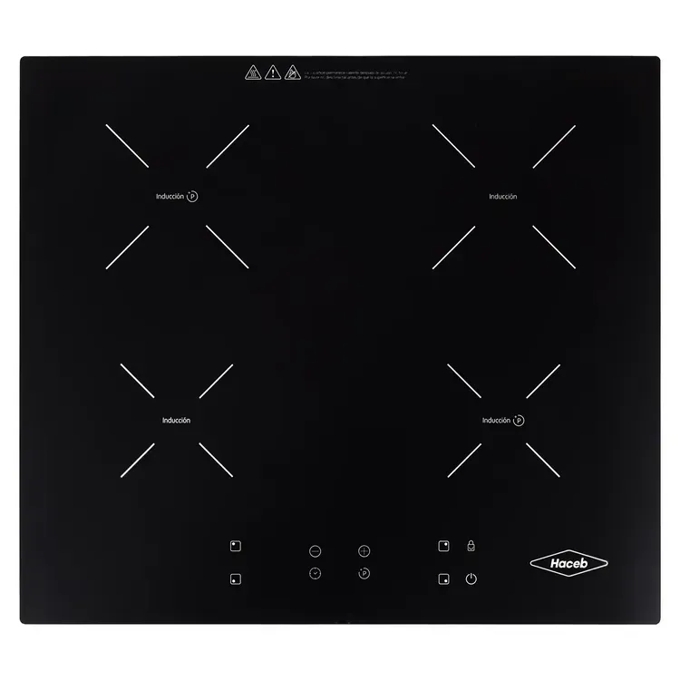 Estufa de Emportar Haceb 4 Puestos 60 cm Eléctrica Inducción 220V Negra img #4