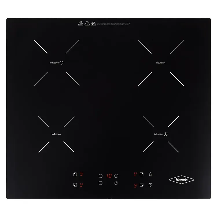 Estufa de Emportar Haceb 4 Puestos 60 cm Eléctrica Inducción 220V Negra img #2