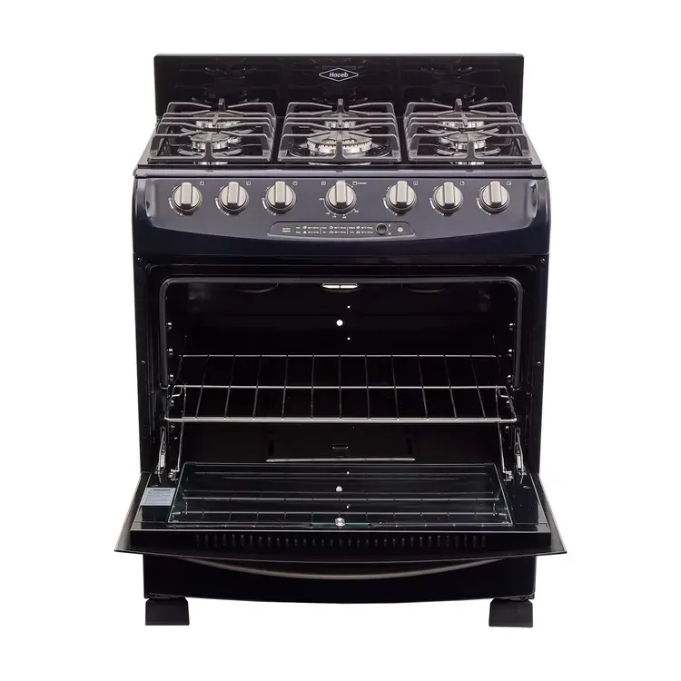 Estufa de Piso Haceb 6 puestos 76 cm Gas Natural Cristal Azul img #5