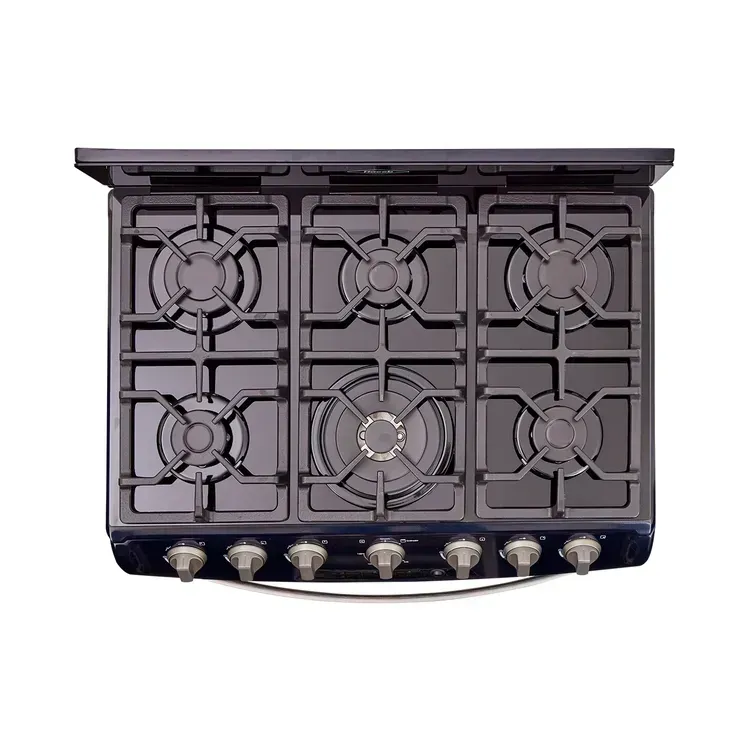 Estufa de Piso Haceb 6 puestos 76 cm Gas Natural Cristal Azul img #6