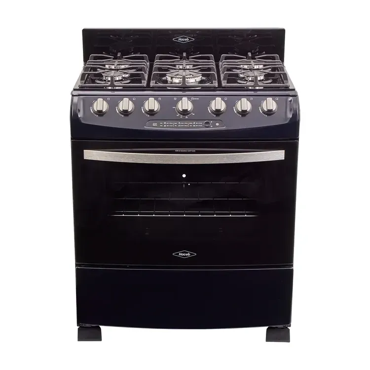 Estufa de Piso Haceb 6 puestos 76 cm Gas Natural Cristal Azul img #1