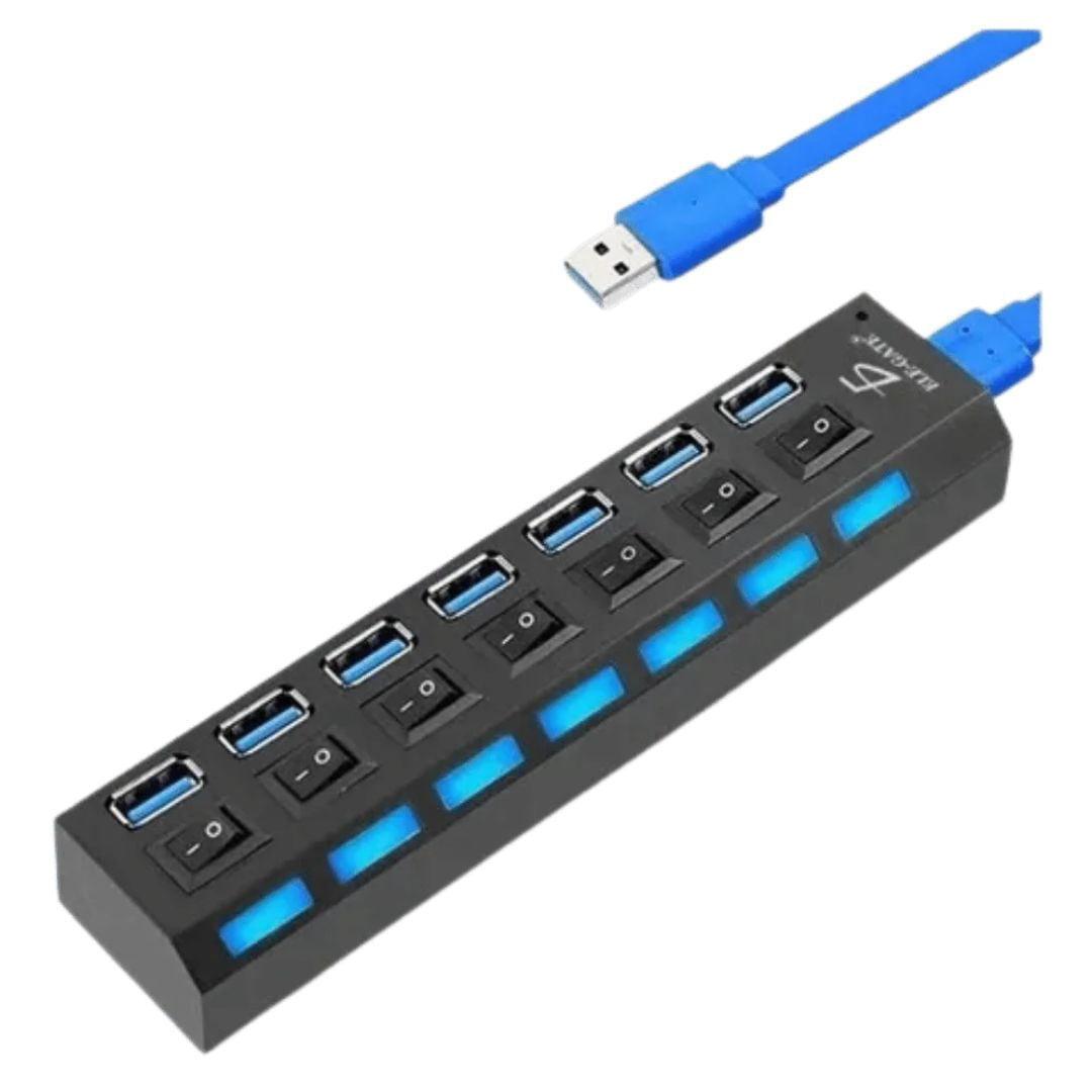Hub Usb 3.0 7 Puertos Multipuertos 23023 img #2