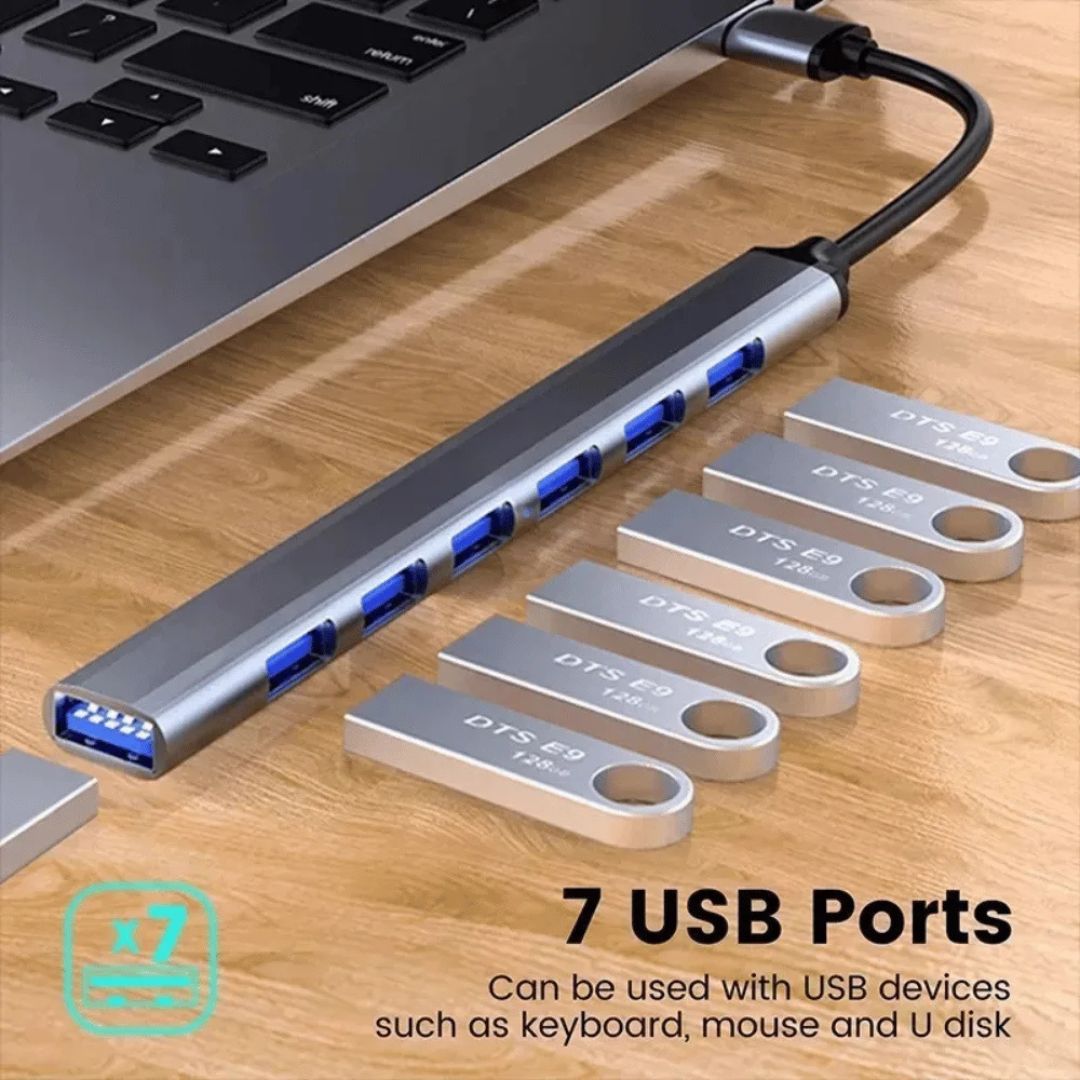 HUB 7 Puertos USB 2.0 2401 23027 img #2