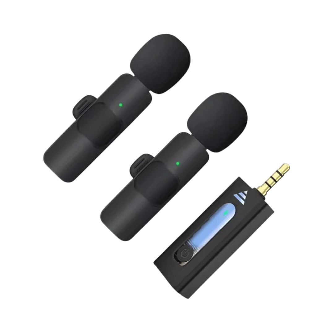 Microfóno Inalámbrico K35 Dual Mic Plug 3.5 40047 img #1