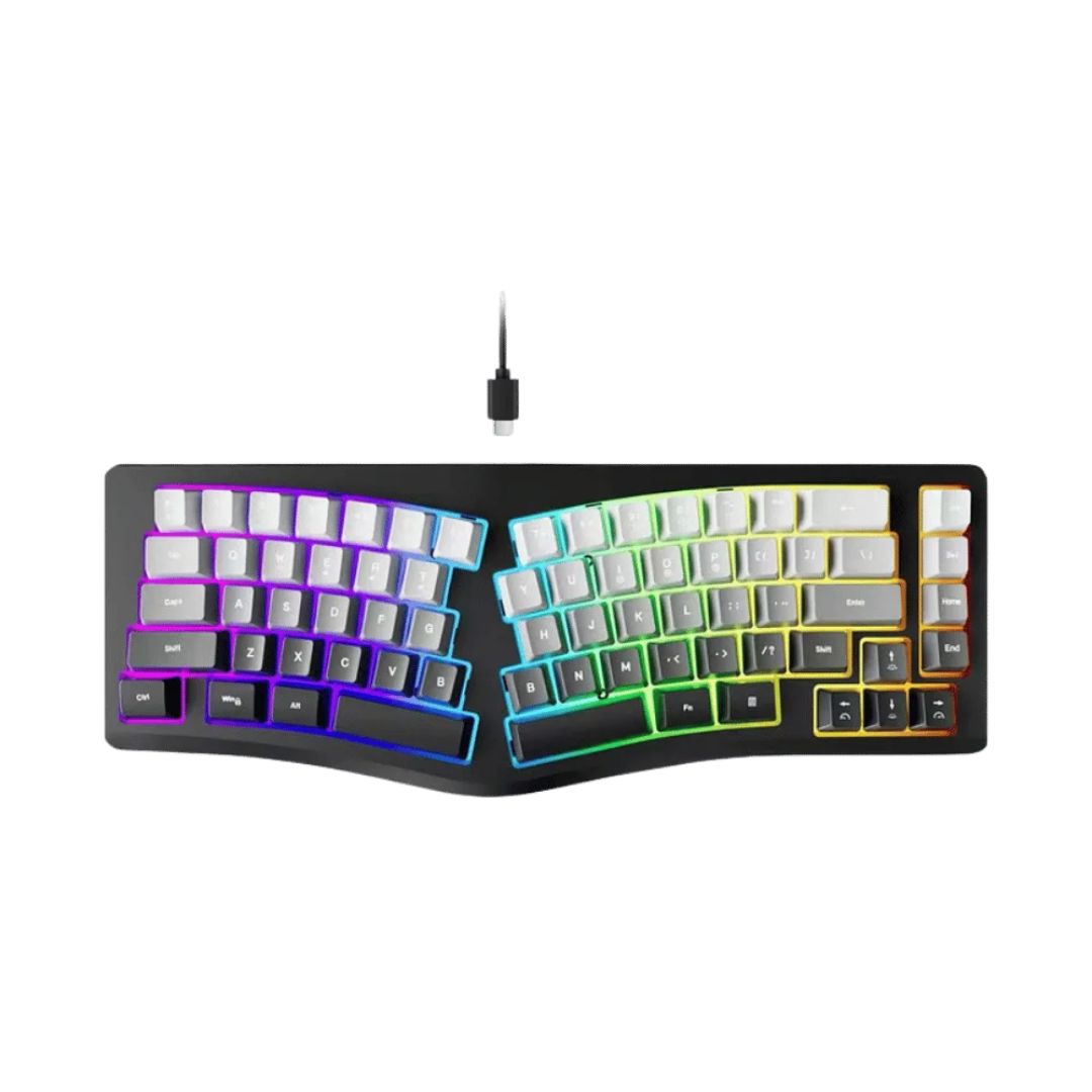 Teclado Gamer Ergonómico Rgb - Alámbrico 57092 img #1