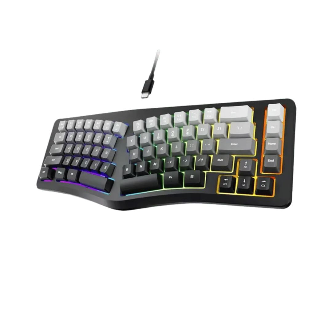 Teclado Gamer Ergonómico Rgb - Alámbrico 57092 img #2