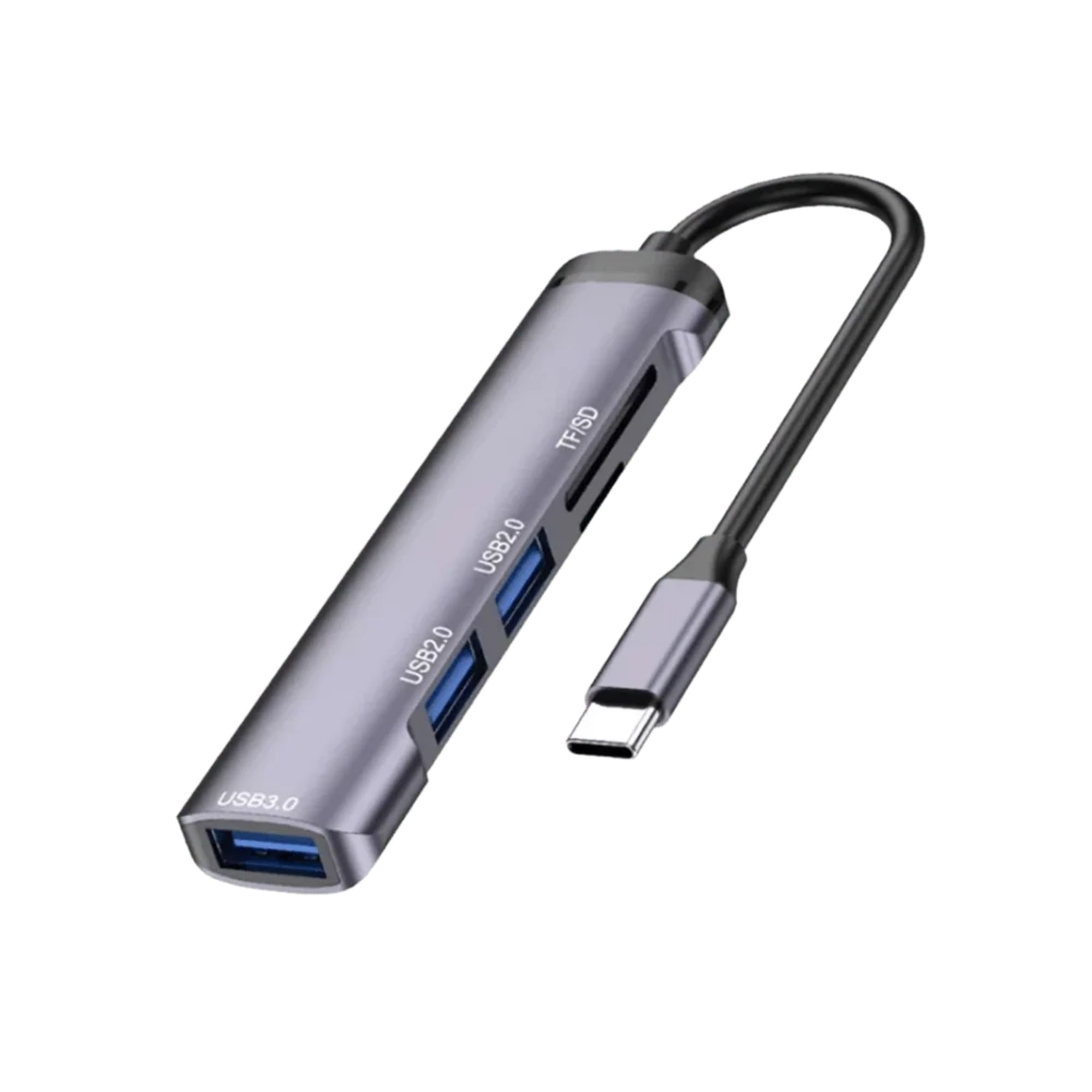 Hub Tipo C 5 En 1 Card Hub – T-505 11870 img #1