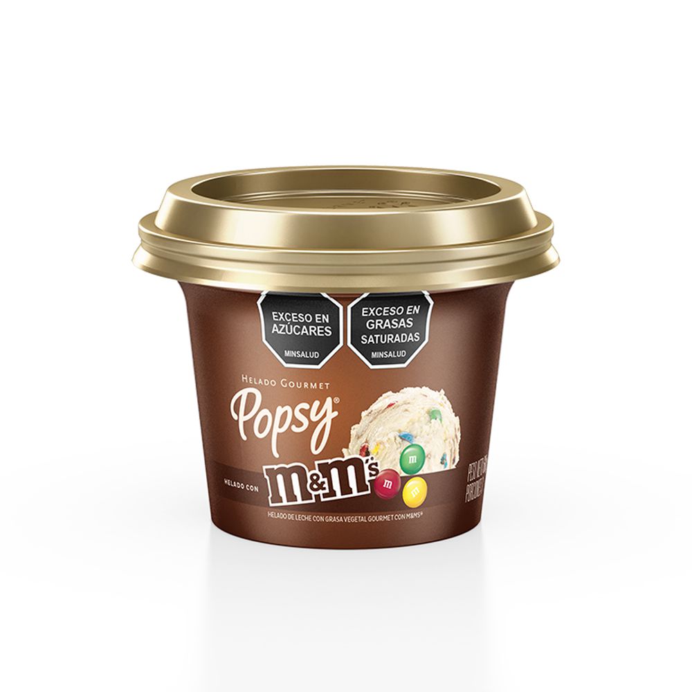 Helado POPSY vasito M&M (60  gr) img #1