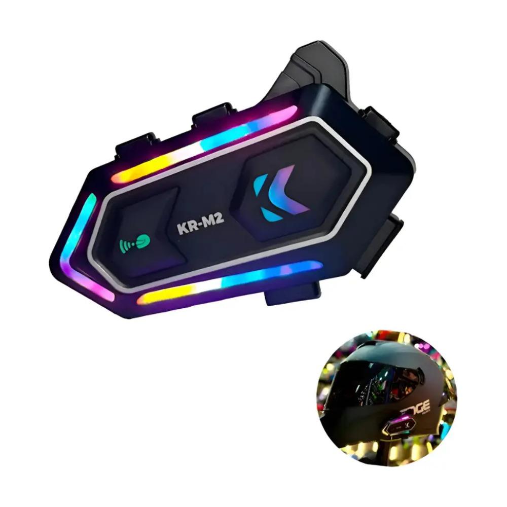 Intercomunicador Bluetooth Para Casco De Moto Kr M2 Wireless img #1