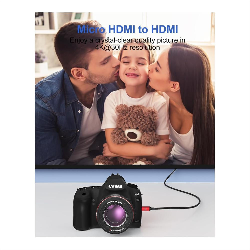 Cable Micro Hdmi A Hdmi 4K (9.1Mt) img #5