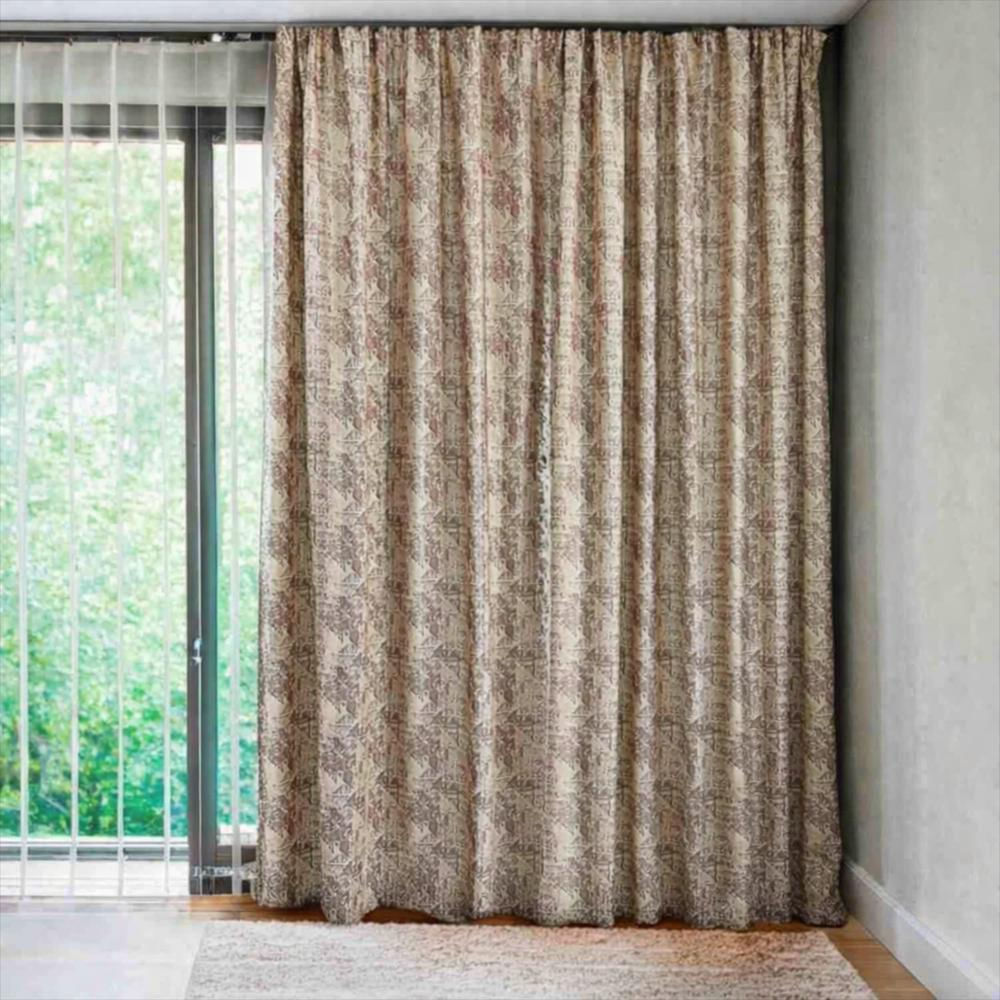 Cortina Visillo Polyjacq Bitono 3X250cm Rosa img #1