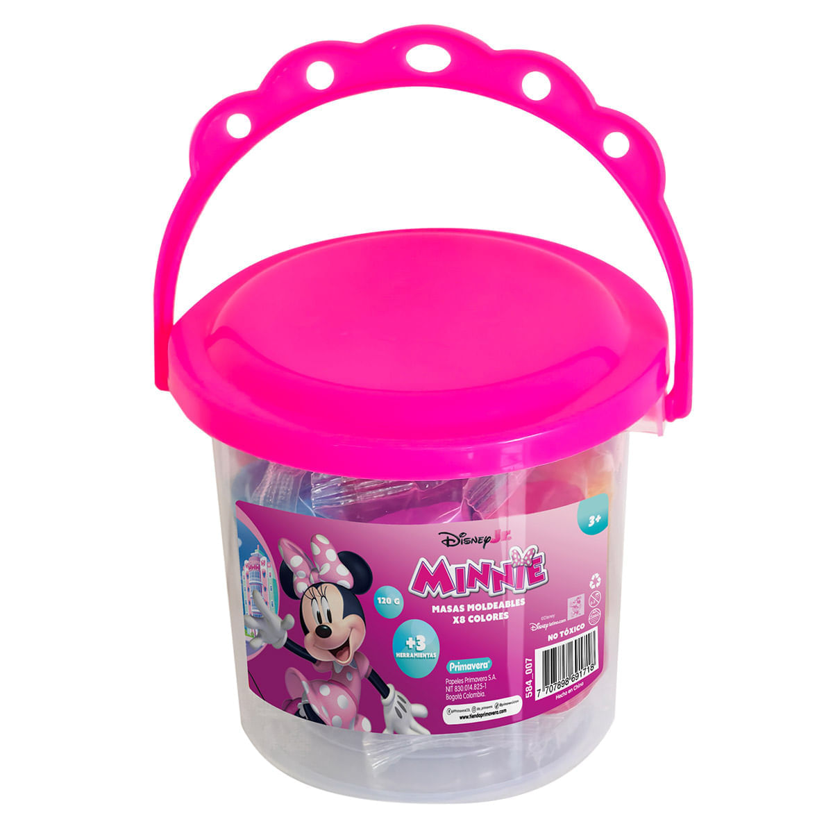 Masas Moldeables  Minnie Mouse Balde X 8 img #1