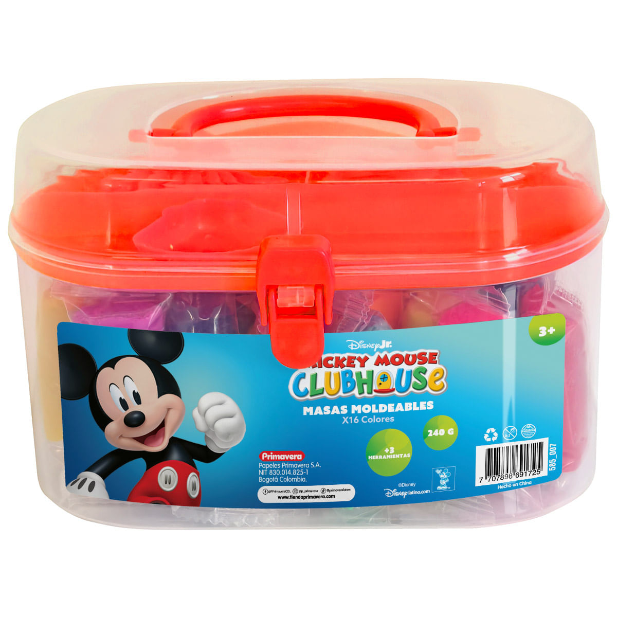 Masas Moldeables  Mickey Mouse Kit X 16 img #1