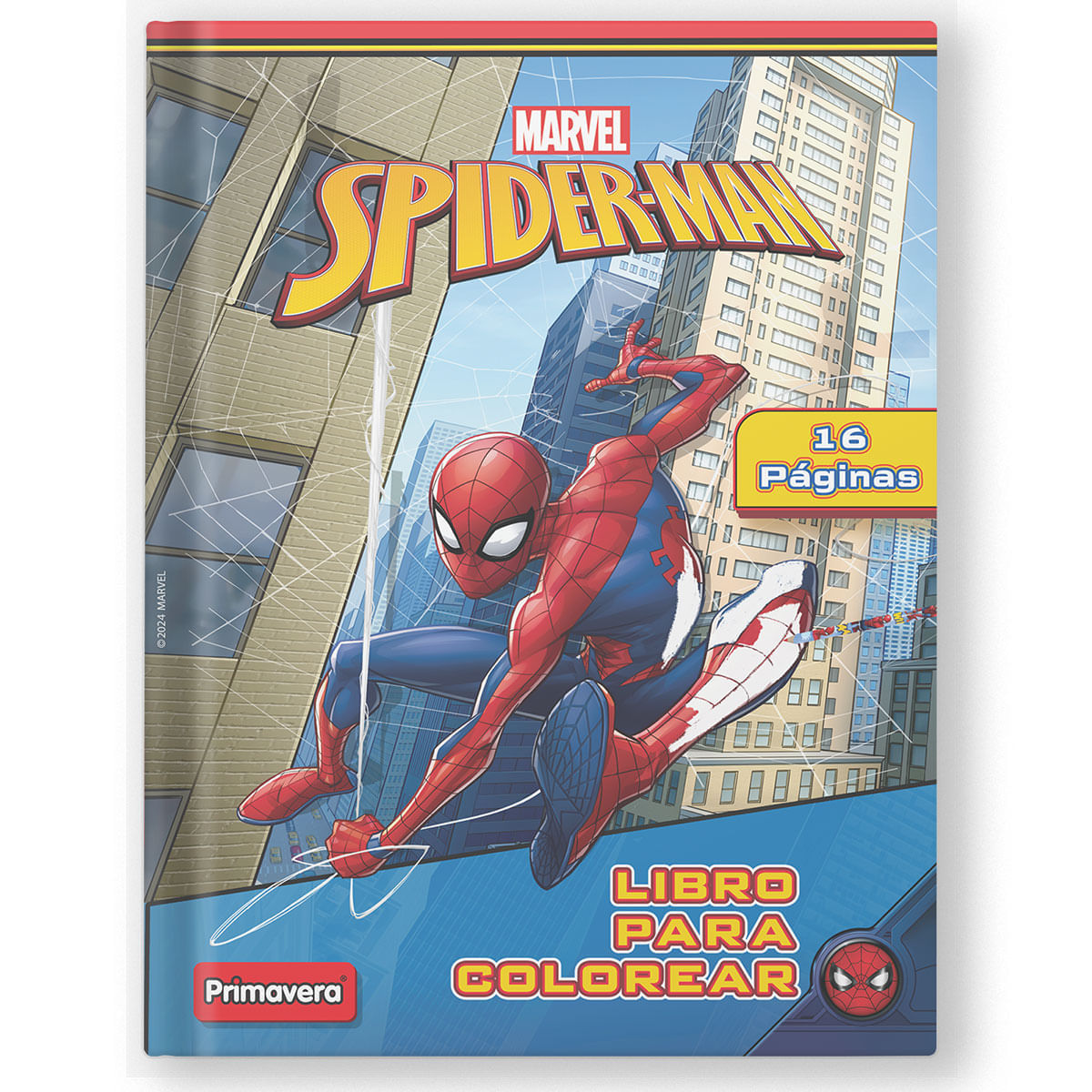 Libro para Colorear 16 pags. Spiderman - in Action img #1