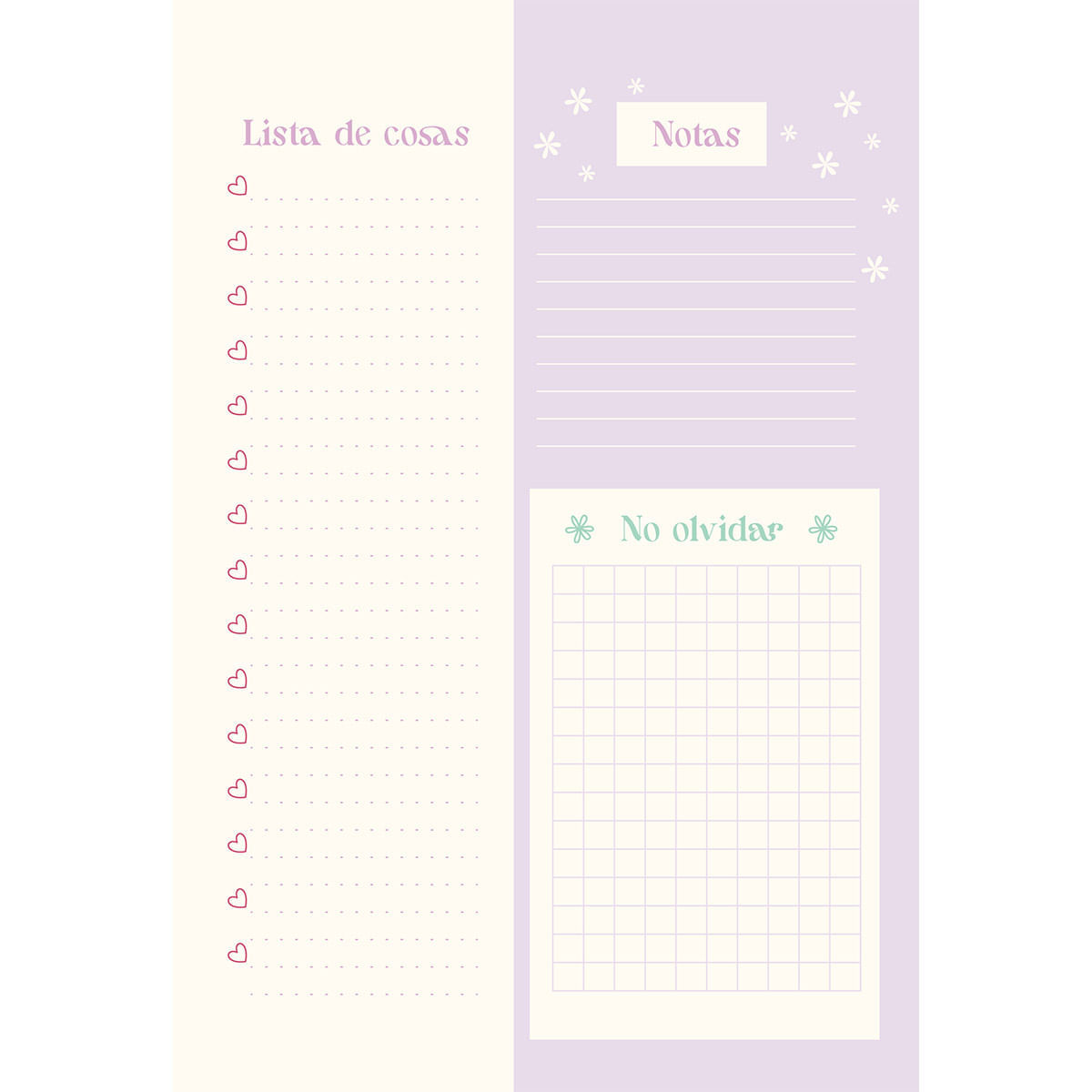 Cuaderno Vertical  Flower Power Brilla Sin Miedo img #3